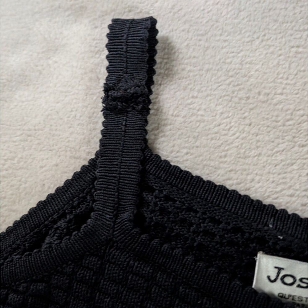 Vintage Silk Knit Camisole Tank Top Women's Medium Black - Picture 6 of 9